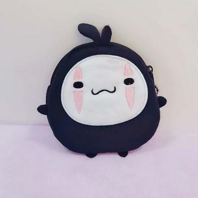 Cute Cartoon Soft Plush Coin Purse Small Wallet USB Cable Headset Bag