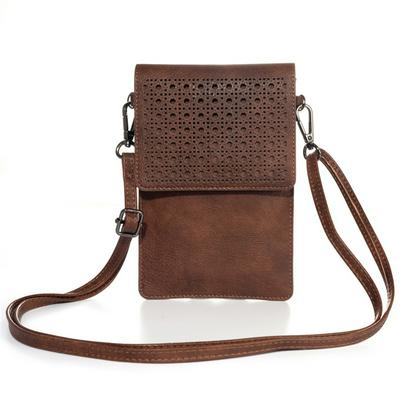 Simple Korean Version Touch Screen Shoulder Bag Vertical Multifunctional Lanyard Anti-fall Mobile Phone Protective Cover for 6.5inch Cell Phones