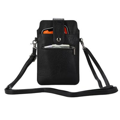 Business Fashion Outdoor Shoulder Bag Small Hijab Button Zipper Phone Holster for Men and Women
