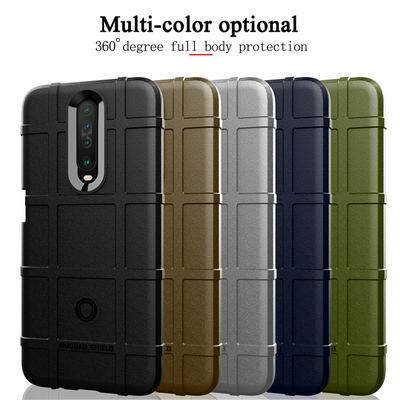 Rugged Shield Frosted Four Corners Airbag Design Non-Slip Soft TPU Back Cover Case for Xiaomi Redmi K30