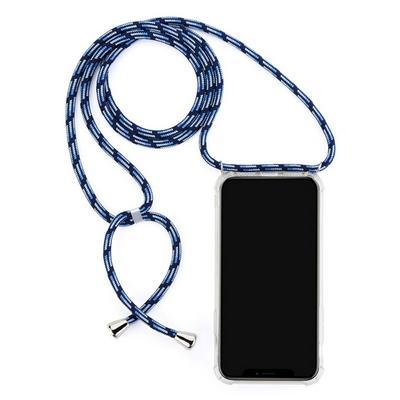 Crossbody Phone Case for iPhone 11 Pro, Corners-reinforced TPU Phone Cover with Braided Strap