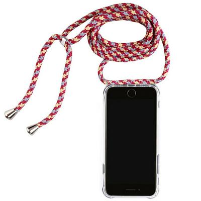 Crossbody Phone Case for iPhone 11 Pro, Scratch-resistant Acrylic and TPU Phone Cover with Braided Strap