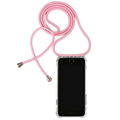 Crossbody Phone Case for iPhone 11, Scratch-resistant Acrylic and TPU Phone Cover with Braided Strap