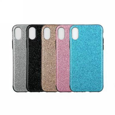 Glitter Powder Bling Soft TPU Back Cover Case for iPhone Xs Max 6.5
