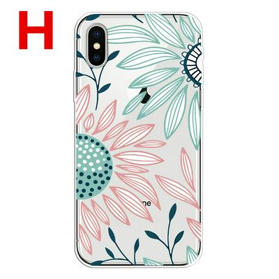 Colored Painting Cartoon Pattern Shockproof Anti-Scratch High Transparency Soft TPU Back Cover Case for iPhone Xs Max 6.5