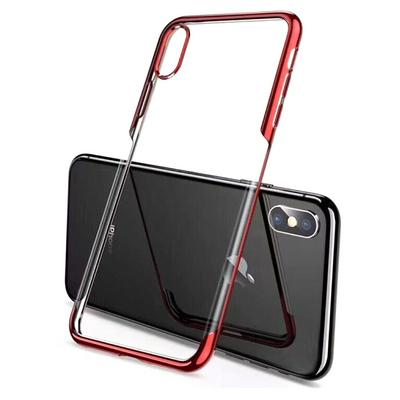 Dual Color Anti-Drop Transparent Soft TPU Back Cover Protective Case for iPhone XR 6.1