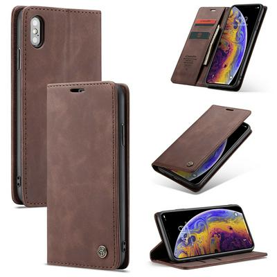 CaseMe 013 Series Card Holder Wallet with Stand Support and Magnetic Flip PU Leather + TPU Cover Case for iPhone Xs Max 6.5
