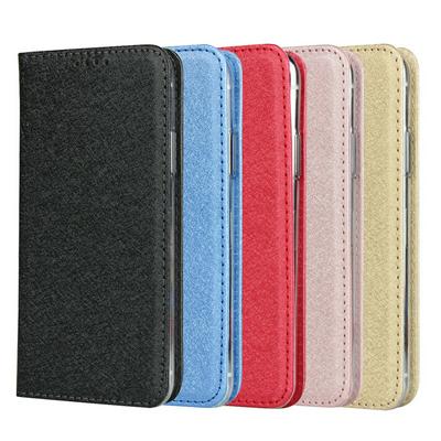 Silk Pattern Fashion Wrist Strap Style Strong Magnetism Shockproof Side Flip PU Leather + Transparent TPU with Card Slots and Stand Wallet Case for iPhone XR 6.1
