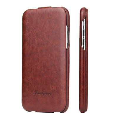 Fierre Shann R64 Pattern Up and Down Vertical Flip PU Leather + Hard PC with Magnetic Buckle Protective Case for iPhone XR 6.1