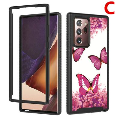 Detachable Three-in-one PC Upper Frame + Removeable Card +TPU Back Cover Phone Case for Samsung Galaxy Note20 Ultra