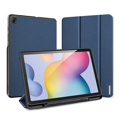 Tri-fold Bracket Anti-fall PU Leather +TPU Tablet Protective Cover for Samsung Galaxy Tab S6 Lite