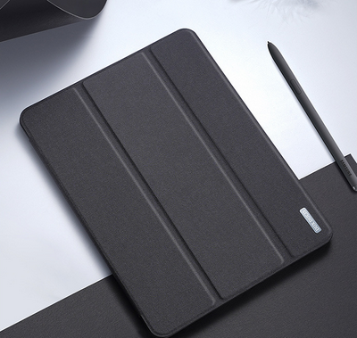 Tri-fold Bracket Anti-fall PU Leather +TPU Tablet Protective Cover for Samsung Galaxy Tab S6 Lite