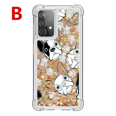 Quicksand Scratch Proof and Drop Resistant Soft TPU Back Cover Phone Case for Samsung Galaxy A52 5G