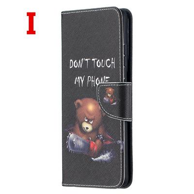 Explosive Style Color Painted Side Flip Scratch Resistant PU Leather Wallet Phone Case with Stand for Samsung Galaxy S21 Ultra 5G