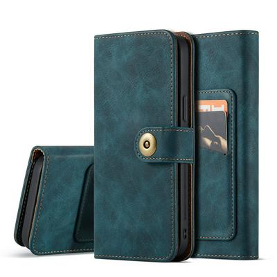 Retro Two-in-one Detacahable Shockproof Magnet Adsorption Flip Multifunctional PU leather Walet Phone Case for iPhone 12 / 12 Pro(6.1)