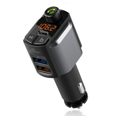 C69S Car Bluetooth Charger PC18W QC3.0 FM Transmitter Bluetooth Mp3 Player