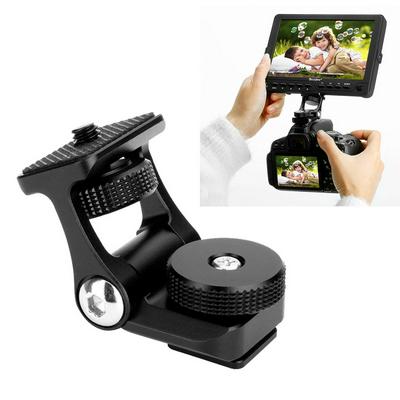 Ulanzi U-40 Monitor Mount Bracket Holder Dual Moveable Arms 180 Degree Rotation Cold Shoe Mount for DSLR Cameras Video Monitor