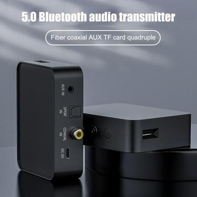 Bluetooth 5.0 4.2 Audio Receiver Transmitter 2 IN 1 Speakers For TV AUX PC RCA 3.5 Car Wireless Adapter Jack 3.5mm Music St Z1G8