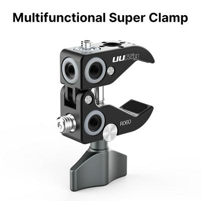 UURig R060 Multifunctional Vigorously Clip Universal Expansion Fixing Bracket for SLR Micro-single Camera Photography and Video 