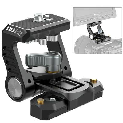 UURig R058 NATO Interface Monitor Universal PTZ  Bracket With 1/4 Screw Adjustable DSLR Monitor Adapter for SLR Micro-Single Camera Rabbit Cage