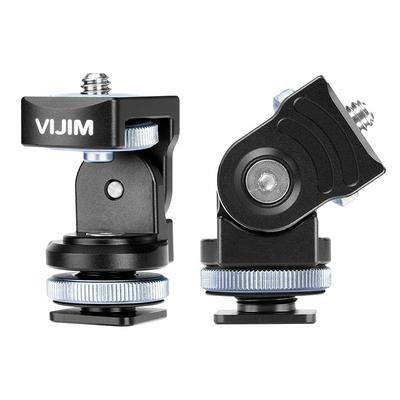 VIJIM Mobile Phone Monitor Bracket Damping Small PTZ SLR Camera Panoramic Hot Shoe Photography Gimbal Stabilizer