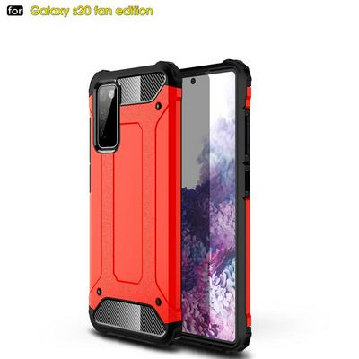 Armor 2 in 1 Detachable Shockproof Hard PC + Soft TPU Back Cover Case for Samsung Galaxy S20 FE