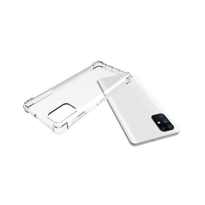 1.5mm Thickened Anti-Drop Anti-Scratch Transparent Soft TPU Back Cover Case for Samsung Galaxy M51