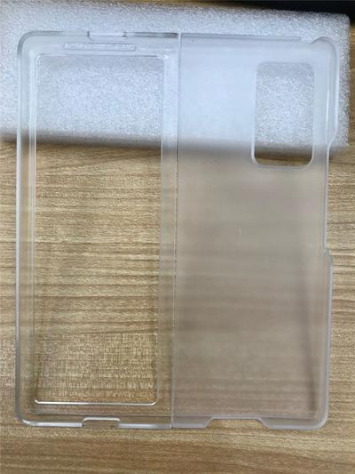 Detachable Transparent Anti-Fingerprint Hard PC Back + Soft TPU Frame Back Clear Cover Case for Samsung Galaxy Z Fold 5G