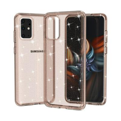 Terminator Glitter Powder Shockproof Anti-Scratch Soft TPU Back Cover Case for Samsung Galaxy S20