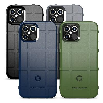 Shield Protective Series Military-grade Anti-fall Shockproof Back Cover Type Soft TPU Phone Case for iPhone 12 Pro Max(6.7)