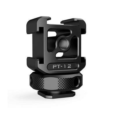 Ulanzi PT-12 Triple Cold Shoe Bracket 1/4'' Screw Adapter Extend Microphone Fill Light Monitor Magic Arm DSLR Camera Accessories