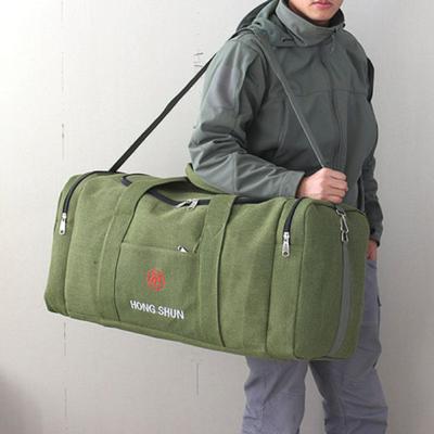 Thicken Canvas Hand-held Travel Bag Men's Single Shoulder Large Capacity Luggage Bag