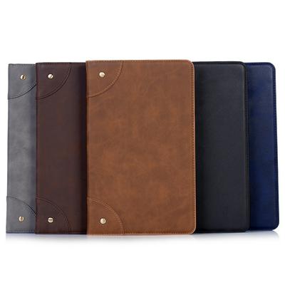 Retro Book Style Scratch-resistant Clamshell Type PU Leather Tablet Case for Samsung Galaxy Tab A 10.1 (2019)/SM-T510 (Wi-Fi)/SM-T515 (LTE)
