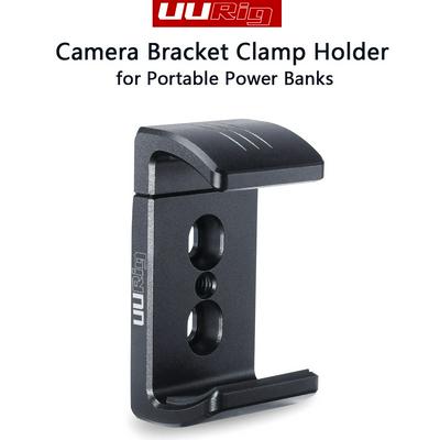 UURig R010 Camera Rabbit Cage Charger Clip Mobile Power Holder for Sony A73