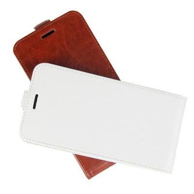 R64 Pattern Single Folded Edge Flip Up and Down Type Scratch Resistant PU Leather Phone Case for iPhone 12(5.4)