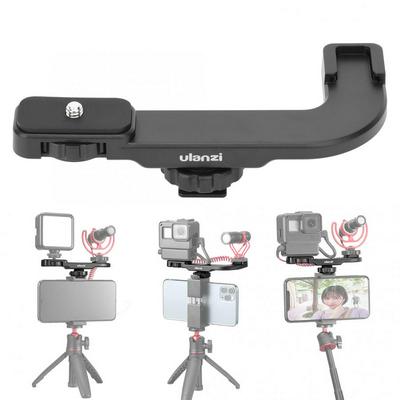 Ulanzi PT-8 Universal Hot Shoe Extension Mounting Interface Microphone Holder Bracket for Mobile Phone Sports Camera