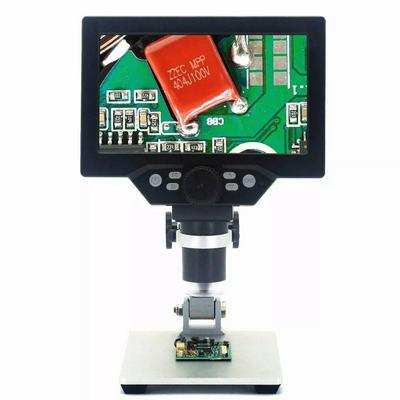 G1200 Electronic Digital Microscope 12MP 7 Inch Large Screen LCD Display 1-1200X Continuous Amplification Magnifier Tool