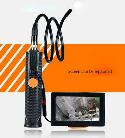 8.5mm Lens Camera Two-mega-pixel 4.3 inch large screen HD endoscope car pipe repair tool microscope magnifying Inspection