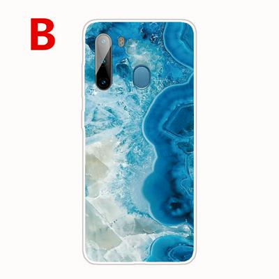 Colored Painting Lightweight Slim Shockproof Soft TPU Back Cover Protective Case for Samsung Galaxy A21