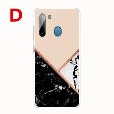 Colored Painting Lightweight Slim Shockproof Soft TPU Back Cover Protective Case for Samsung Galaxy A21