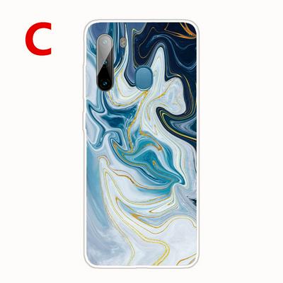 Colored Painting Lightweight Slim Shockproof Soft TPU Back Cover Protective Case for Samsung Galaxy A21