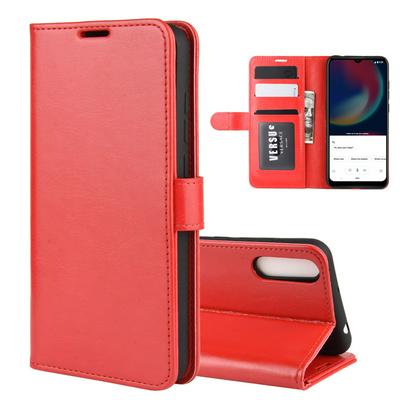 R64 Pattern Single Folding Open Left and Right Scratch Resistant PU Leather Phone Cover with Stand and Card Slots for Wiko View 4/ Wiko View 4 Lite