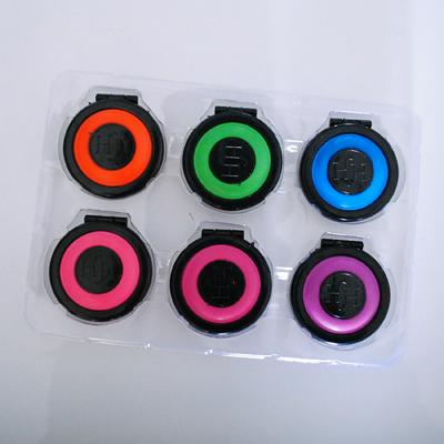 6pcs/set Disposable Temporary Hair Dye Powder Cake Hair Color Crayons Styling Hair Chalk Set Non-Toxic Salon Tools Kit for Party