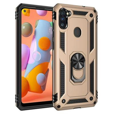 Armor Case For Samsung Galaxy A11 Case Magnet Car Ring Holder Shockproof Stand Phone Cover Fundas