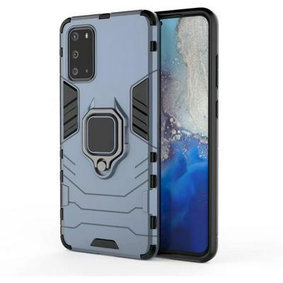 Black Panther 2 in 1 Detachable Magnetic Attraction Shockproof with Stand Hard PC + Soft TPU Back Cover Case for Samsung Galaxy S20 Plus