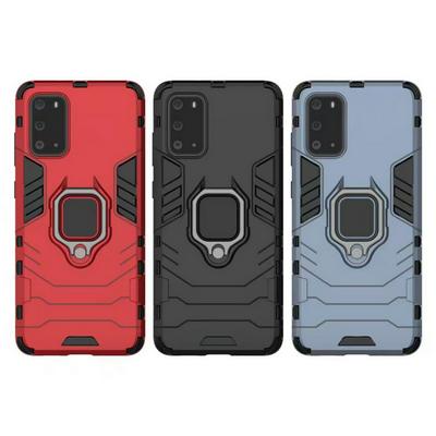 Black Panther 2 in 1 Detachable Magnetic Attraction Shockproof with Stand Hard PC + Soft TPU Back Cover Case for Samsung Galaxy S20 Plus