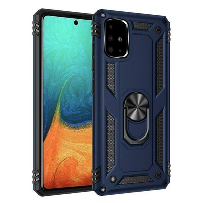 Armor Case For Samsung Galaxy A71 Case Magnet Car Ring Holder Shockproof Stand Phone Cover Fundas