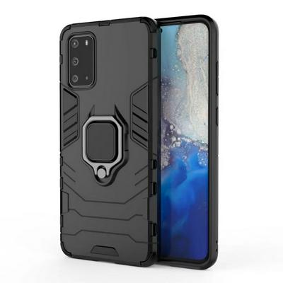 Black Panther 2 in 1 Detachable Magnetic Attraction Shockproof with Stand Hard PC + Soft TPU Back Cover Case for Samsung Galaxy S20 Plus