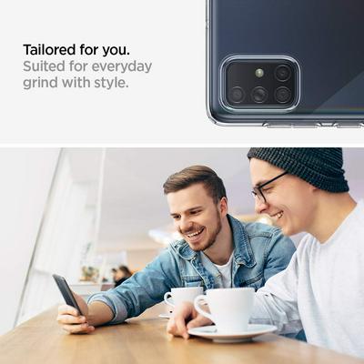 Crystal Clear Shockproof Soft TPU Back Cover Case for Samsung Galaxy A71