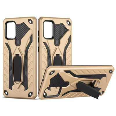 Phantom Knight's Armor Anti-Fall Hard PC + Soft TPU with Kickstand Back Cover Case for Samsung Galaxy A51